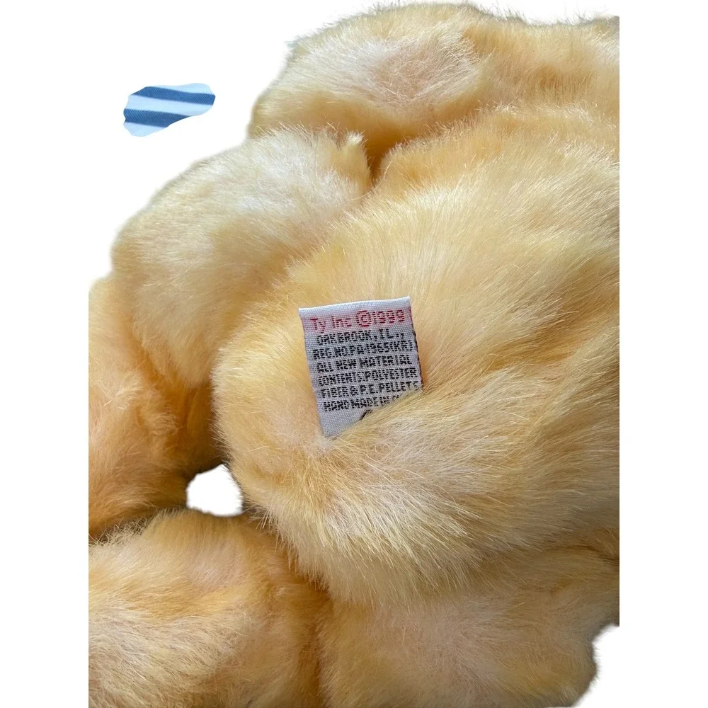 Ty Butterbeary Plush Bear Kids 1999 Classic Collection Yellow Gold Soft Toy